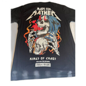 RGSTR Streetwear Made for Mayhem Embrace the Riot Black Scull T-Shirt SIZE M